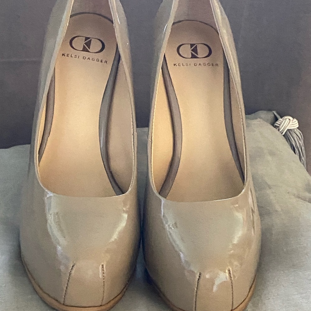 Kelsi Dagger linzy patent leather heels